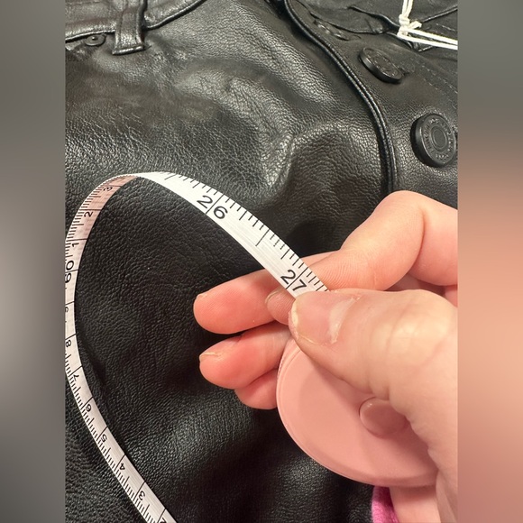 NWT Kancan Black Magic Faux Leather Ankle Skinny Size 29 - Picture 11 of 11